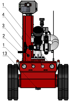 M80D偵查滅火機(jī)器人